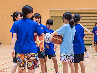 バスケスクール生 シュート