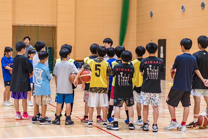バスケスクールの様子